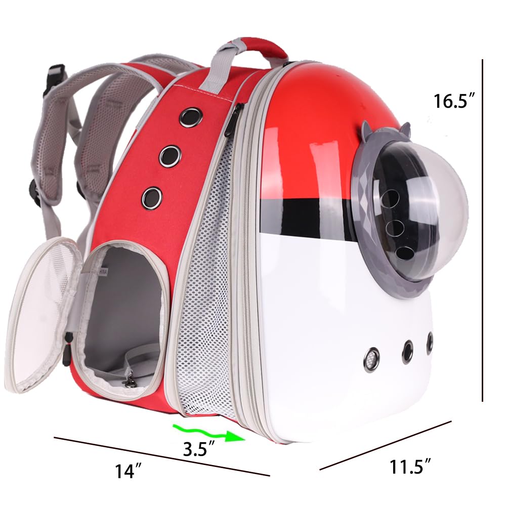 Front Expandable Cat Backpack Carrier Large Cat Backpack Fits Up To 20 Lbs, Backpack For Cats Kitten Small Puppy, Airline Approv