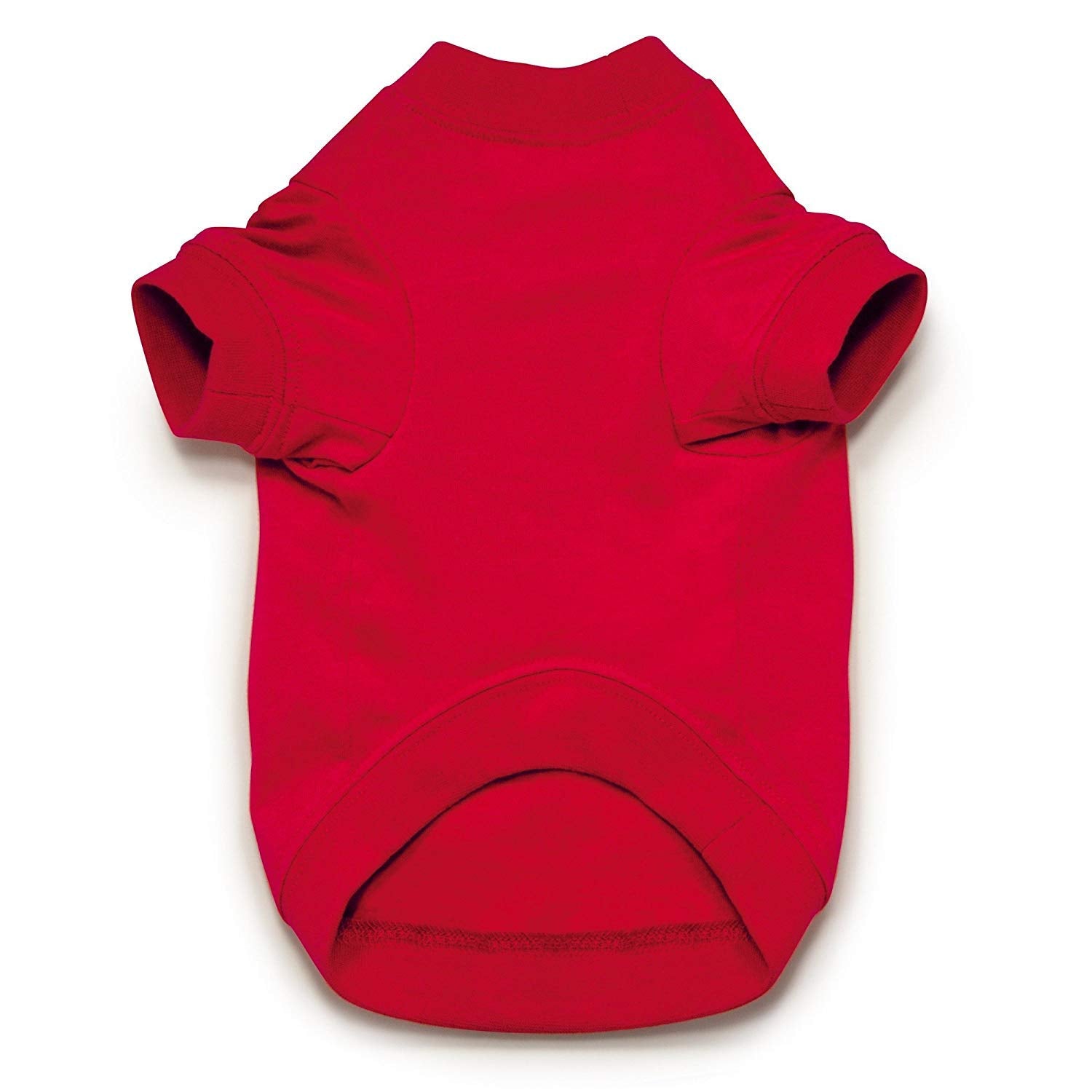 Zack & Zoey Basic Tee Shirt for Dogs, 10 X-Small, Tomato Red