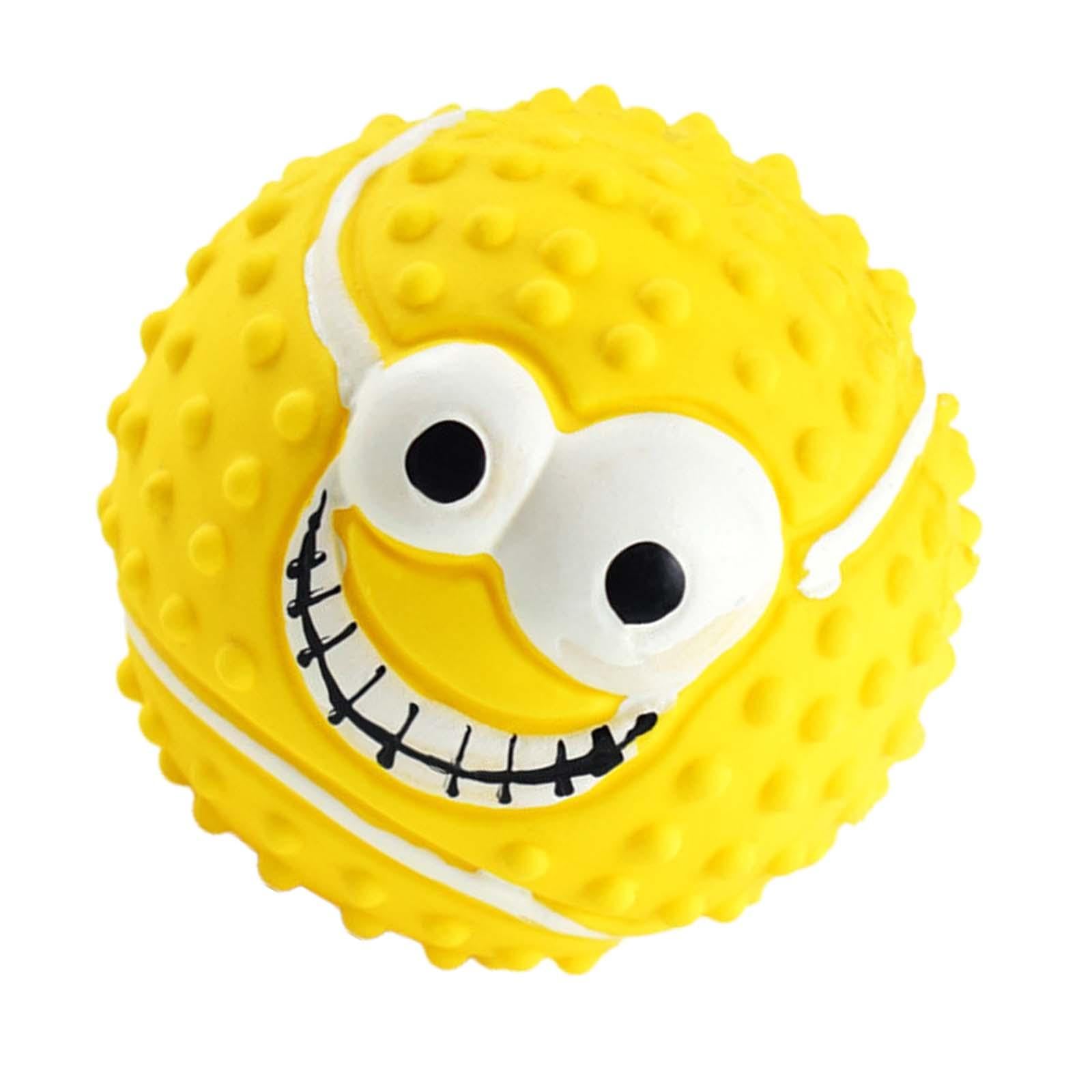 Enakshi Dog Toy Ball Pet Interactive Chewing Chew Toy For Cats Kitty Relieve Boredom Yellow | Pet Supplies | Dog Supplies | Toys