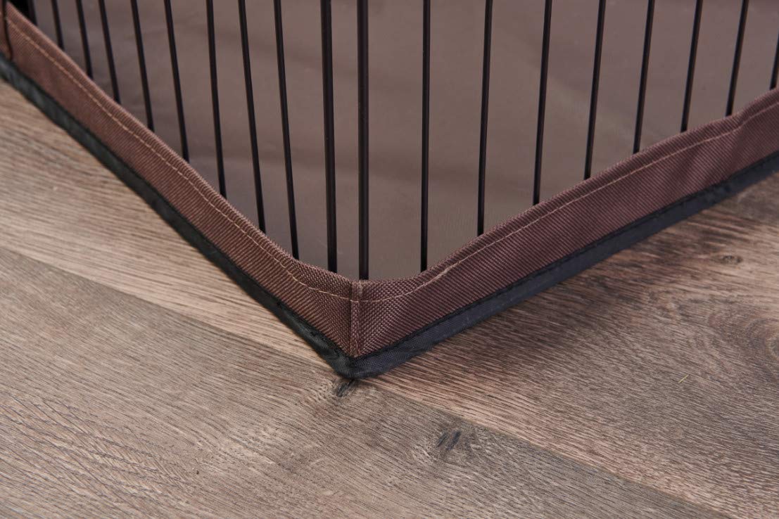 Oxbow Large Play Yard Leakproof Floor Cover for Rabbits & Guinea Pigs, Brown, Lined Canvas, Model 10933