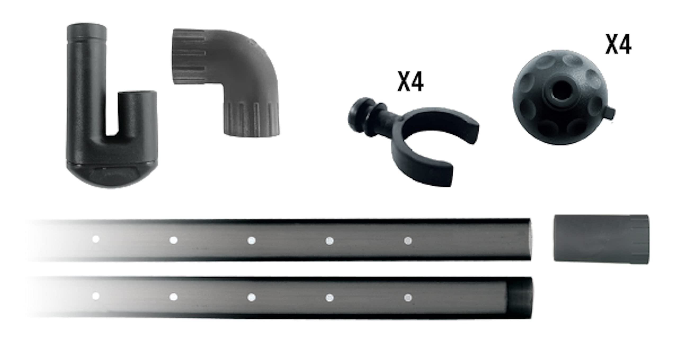 Fluval Black Spray Bar Kit for Aquariums - Essential Filter Accessory for Optimal Water Flow and Clarity