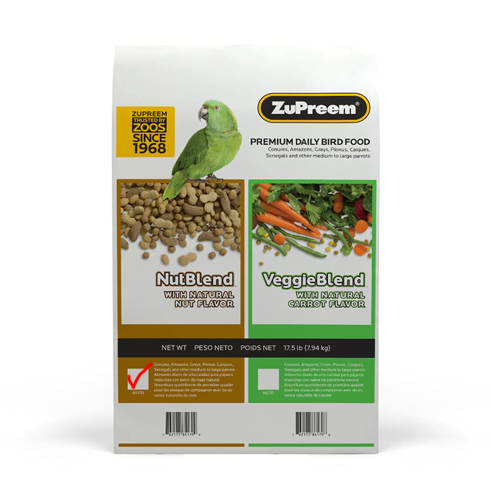 Zupreem Premium Nutritional Products Nut Blend Bird Food 17.5 Lb