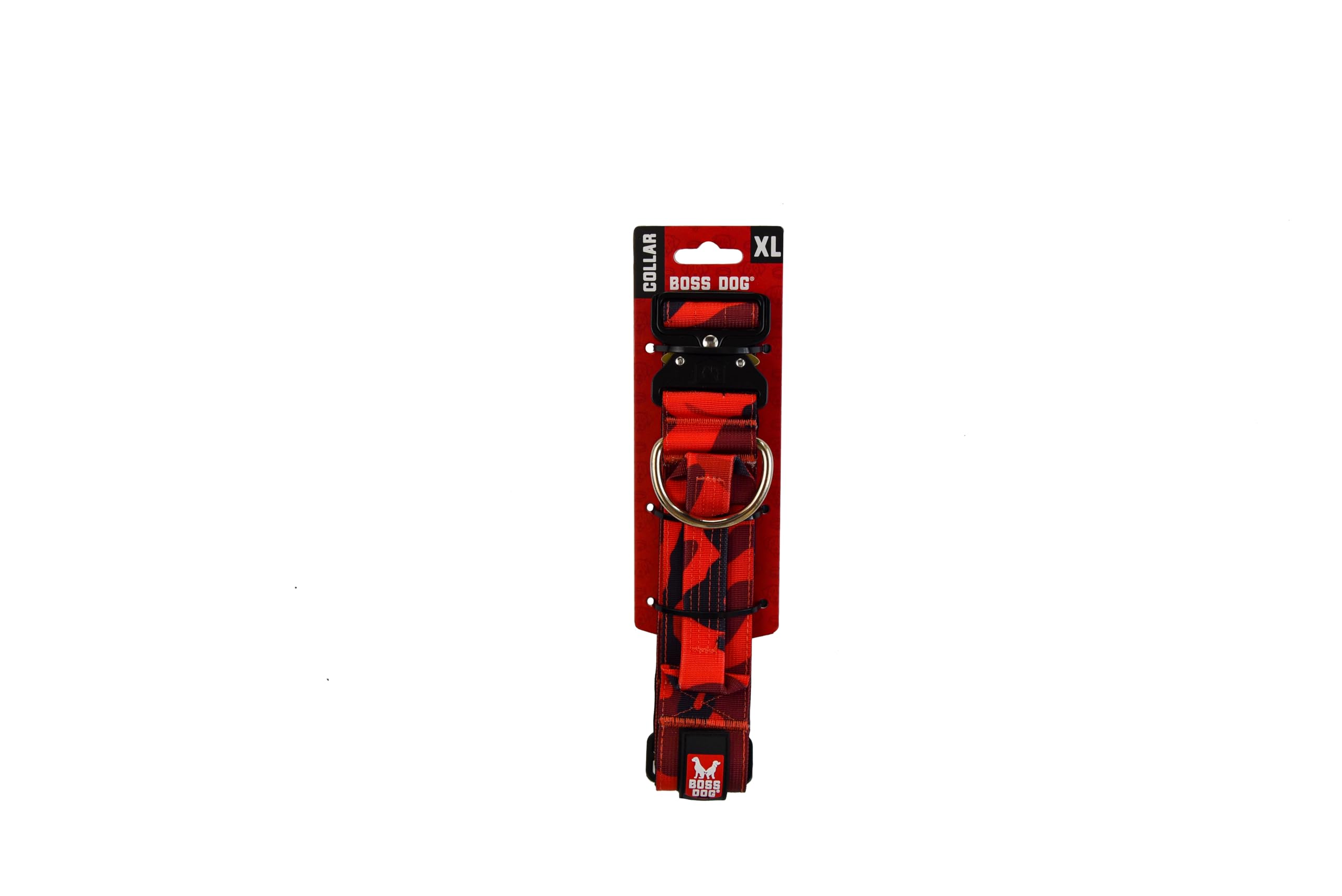 Boss Dog Tactical Collar, Red Camo, X-Large