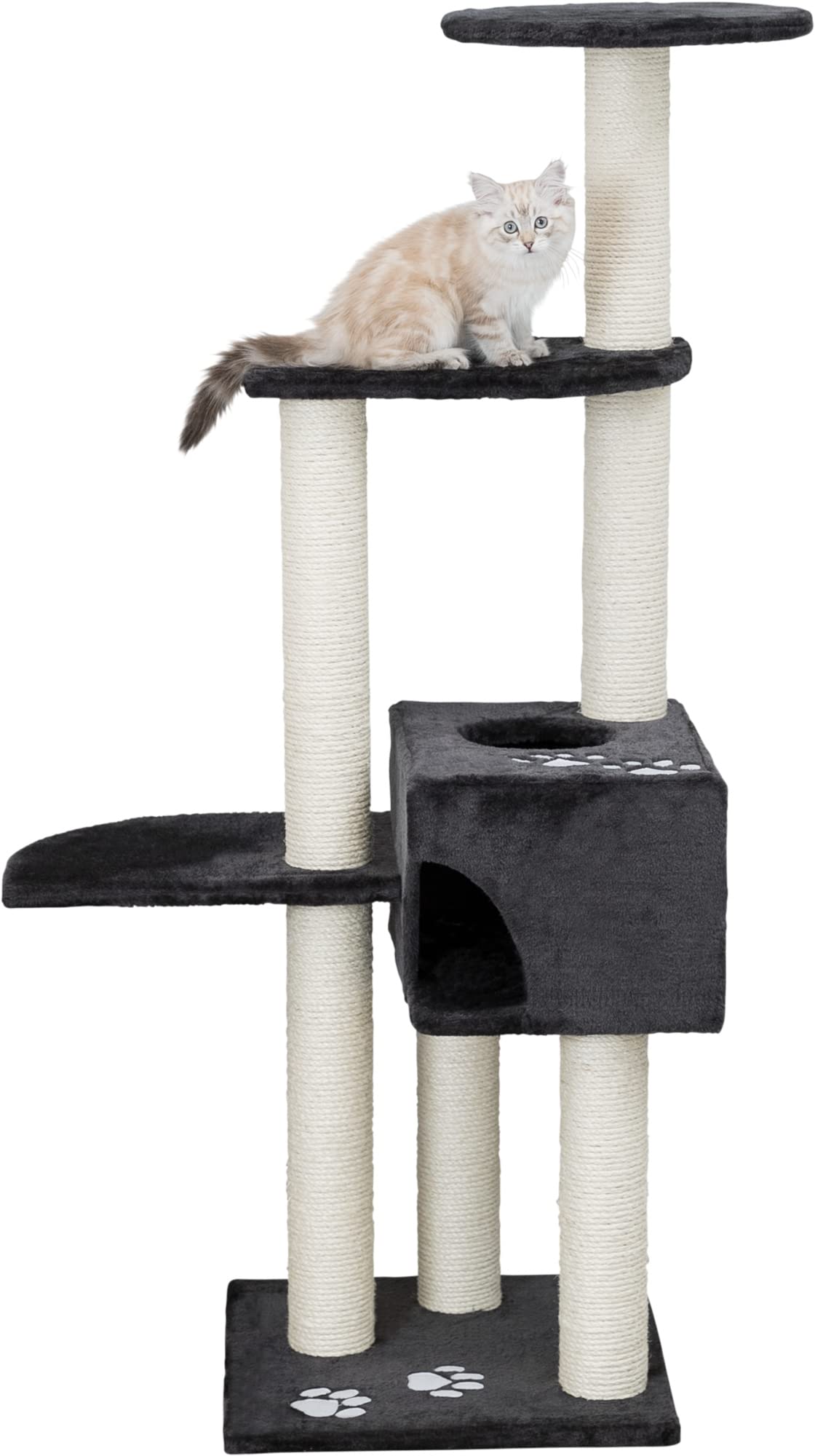 Trixie Pet Products Alicante Cat Tree (Dark Gray),55.9 In. Tall