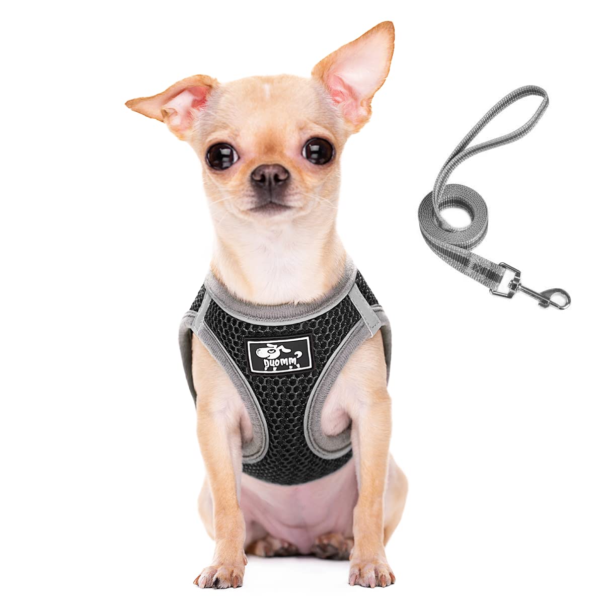Pet Harness With Leash Universal Escape Proof Dog Cat Harness Adjustable Reflective Step-In Design For Small And Medium Dogs Sof