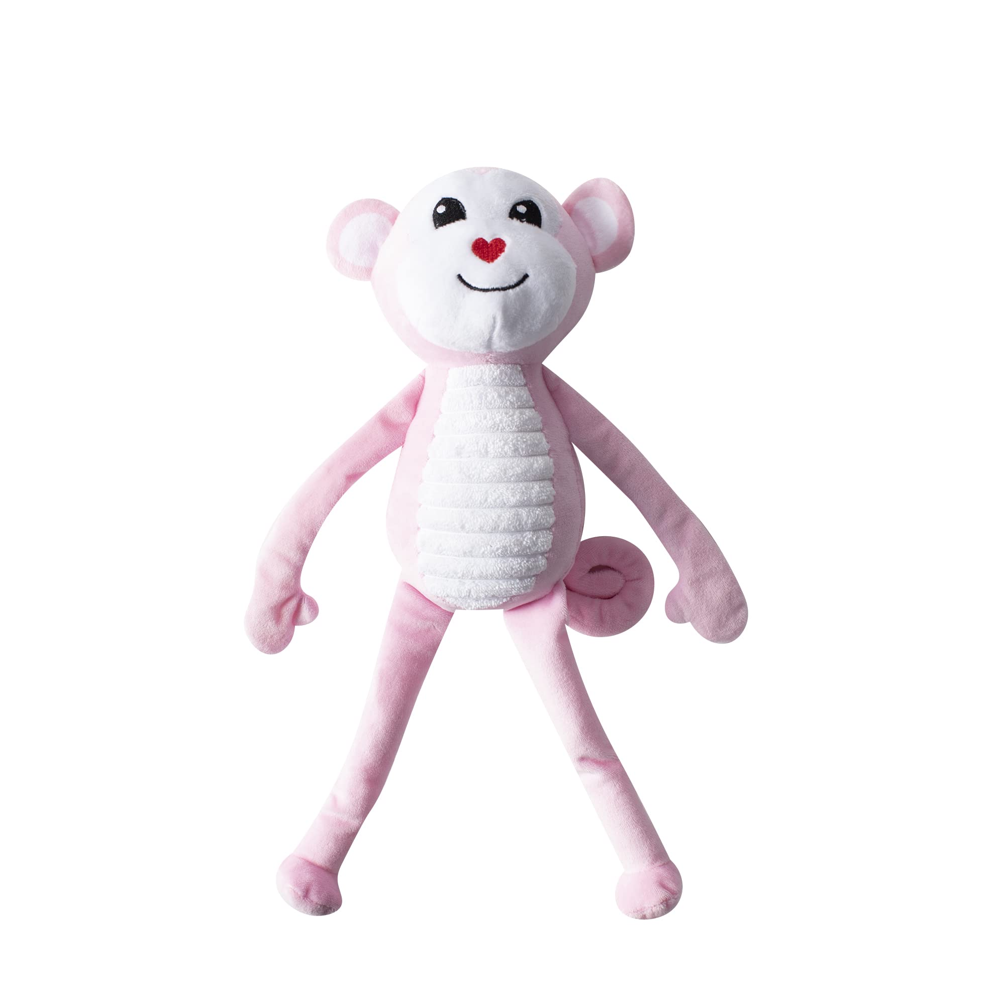 Fringe Studio Plush Dog Toy, Monkey Love, Petshop Collection (314119)