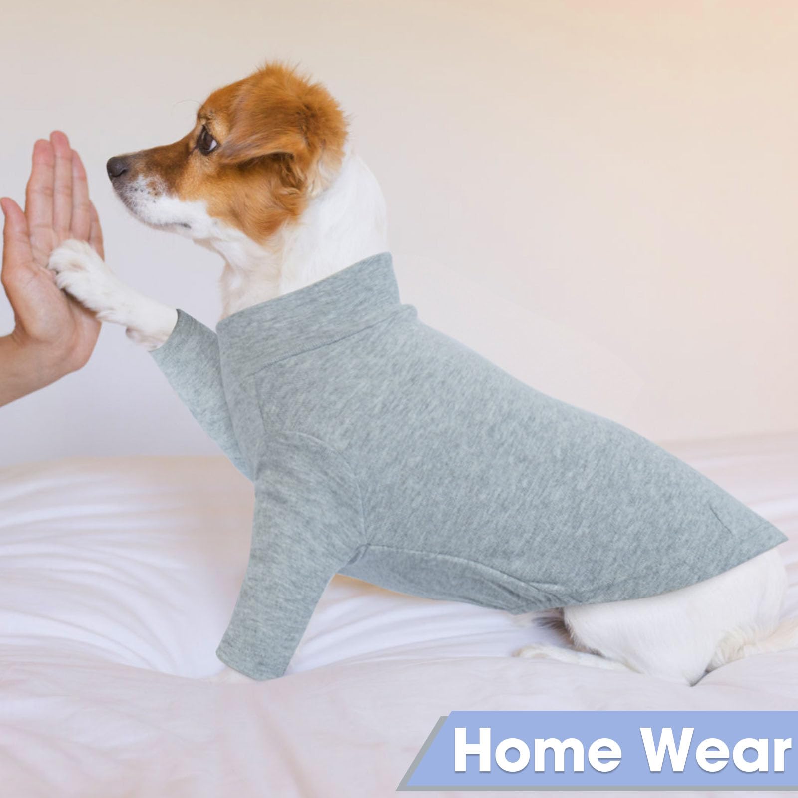 2 Pack Xs Letsqk Lightweight Long-Sleeve Solid Pullover Dog Tee For Extra Small Dogs, Skin-Friendly Chihuahua T-Shirt, Great For