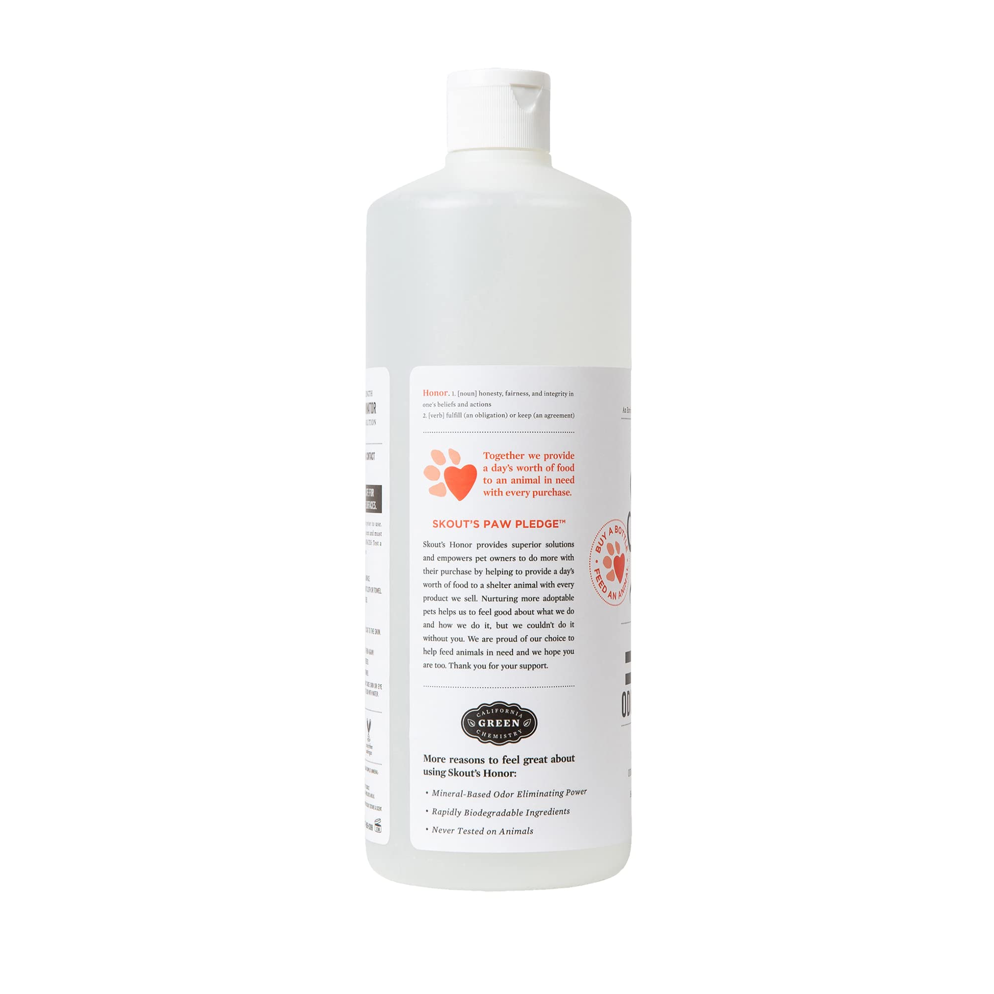Skout'S Honor Skunk Odor Eliminator For Pets, Indoor, And Outdoor Surfaces - Eliminate Skunk Spray Odor, Eco-Friendly, Cruelty-F