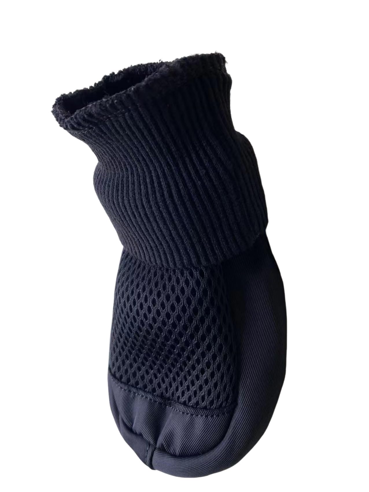 LONSUNEER Dog Boots - Breathable Protection with Nonslip Soles, Size M/L/XL, Black Color, Large (Inner Sole Width 2.83 Inch)