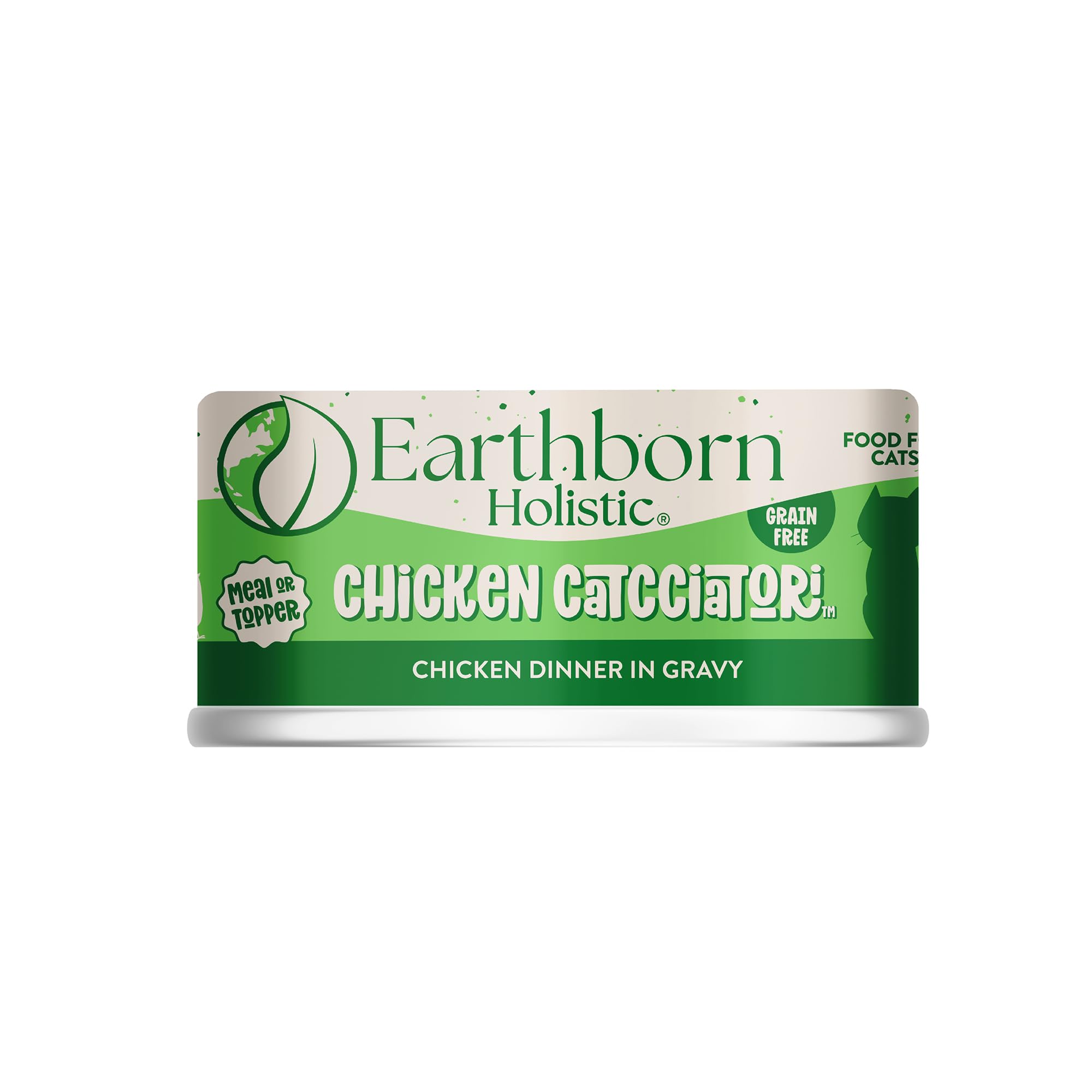 Earthborn Holistic Chicken Catcciatori Grain-Free Moist Cat Food 5.5 oz. Can
