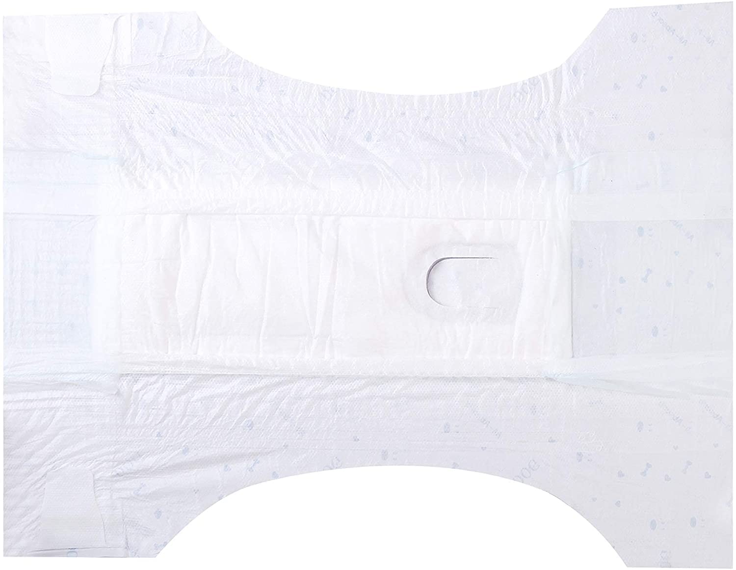 HONEY CARE All-Absorb XL Dog Diapers, 12 Count, Super Absorbent, Breathable, Wetness Indicator, White