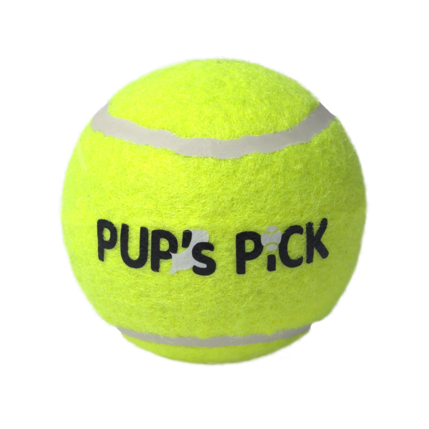 Pup'S Pick Squeaky Tennis Balls - 2.5 Fun Dog Balls For Fetch, 12-Pack In Bright Colors (Yellow, Blue, Pink, Orange), Includes