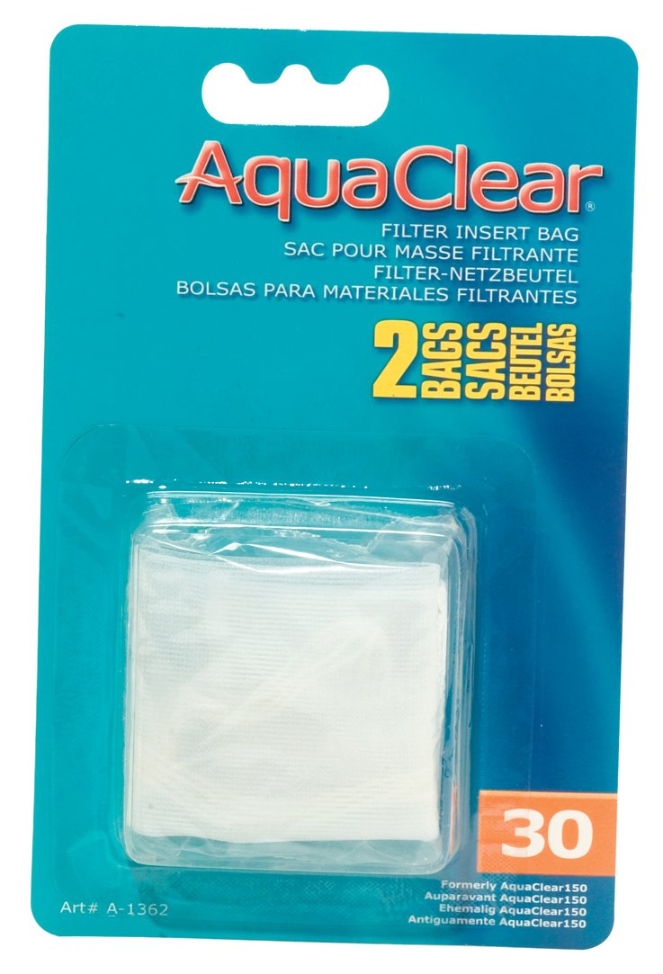 Aqua Clear Aquaclear 30 Nylon Bags, Aquarium Filter Media Bags, 2-Pack, A1362