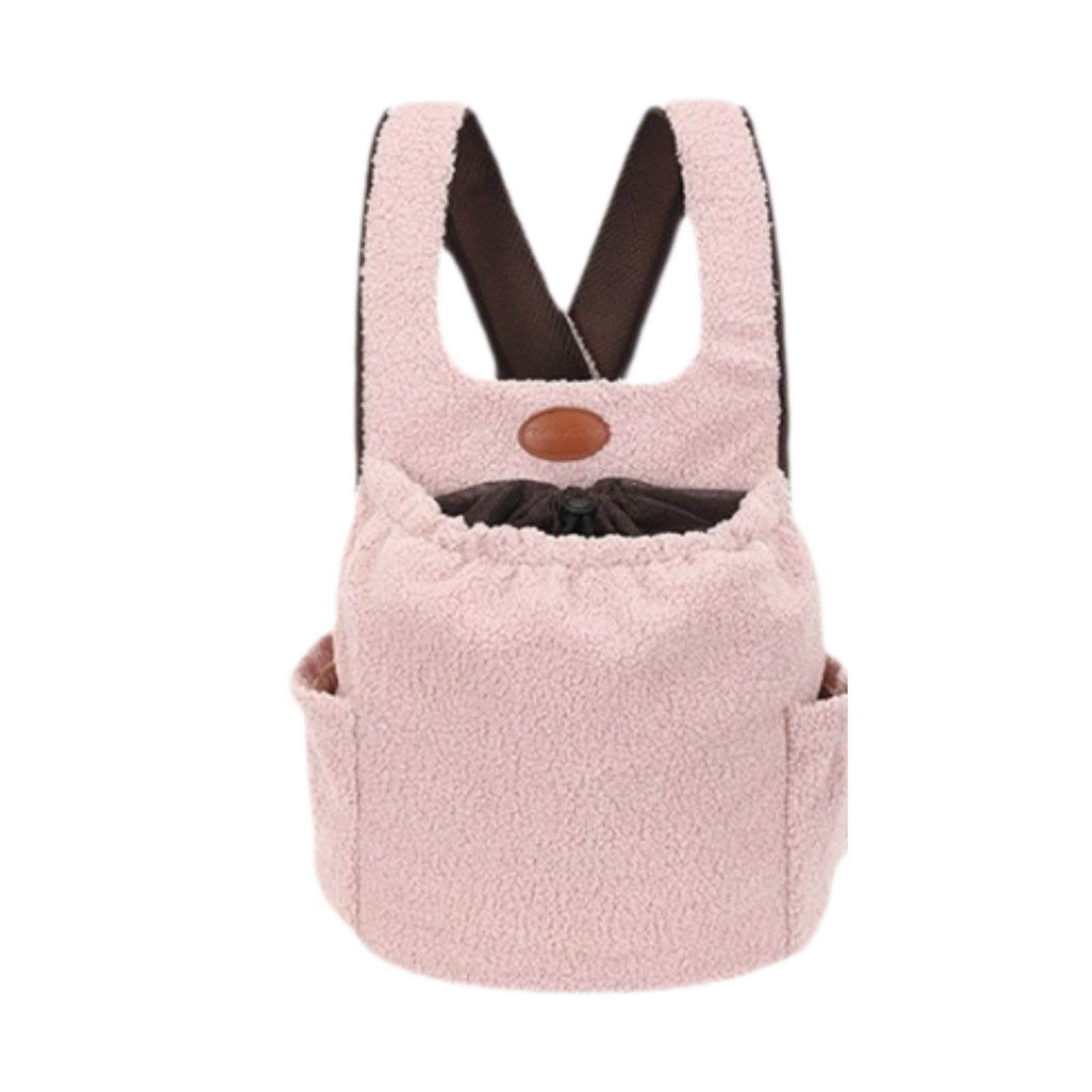Enakshi Pet Carrier Backpack Travel Bag Portable Adjustable Breathable Dog Chest Bag Pink|Pet Supplies | Dog Supplies | Harnesse