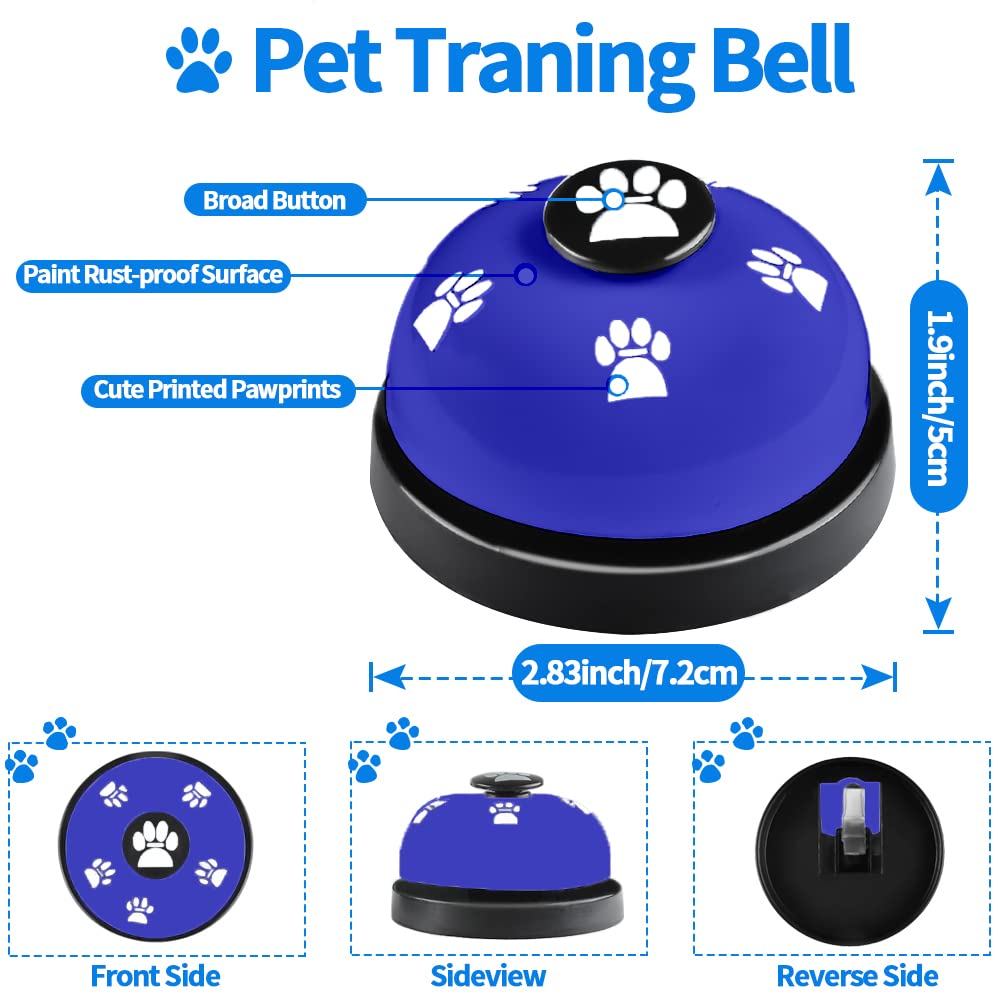 Lcckyeng 3 Pack Dog Doorbells, Pet Training Bells For Outside Potty Training And Communication, Bell For Dog Cat Puppy Interacti