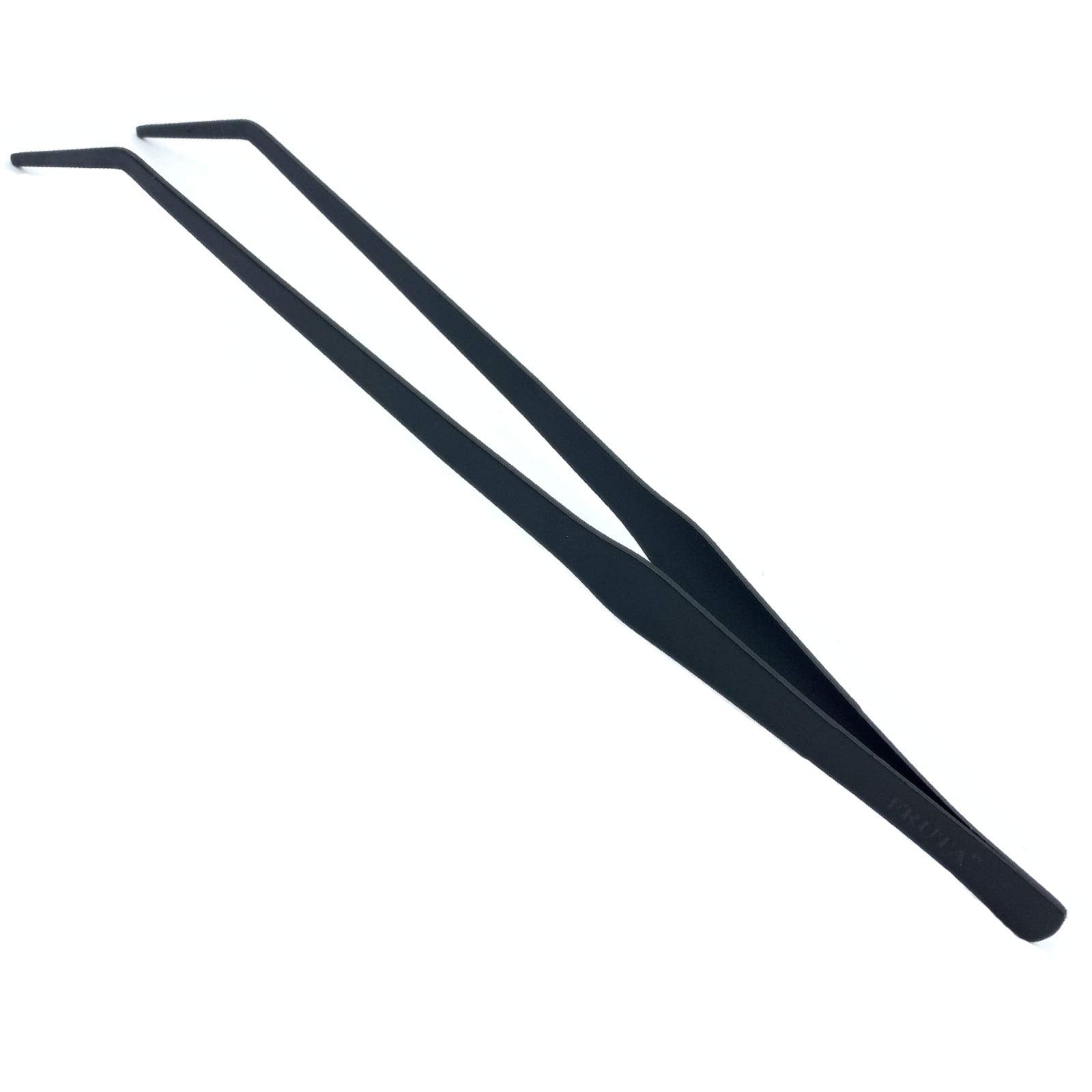 FRUTA Aquarium Tweezers Stainless Steel Curved Tweezer with Carbonation Protection Coating Against Rust Long Reptiles Feeding To