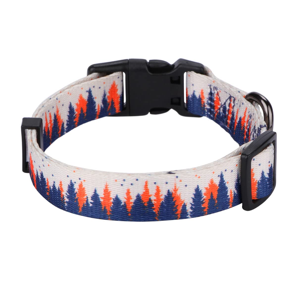 Rhea Rose Dog Collar, Forest Collar (Forests, L)