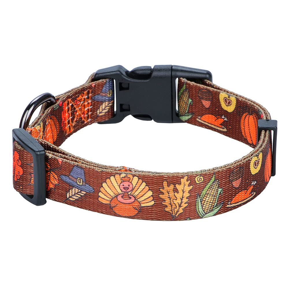 Rhea Rose Fall Halloween Thanksgiving Dog Collars Small Size