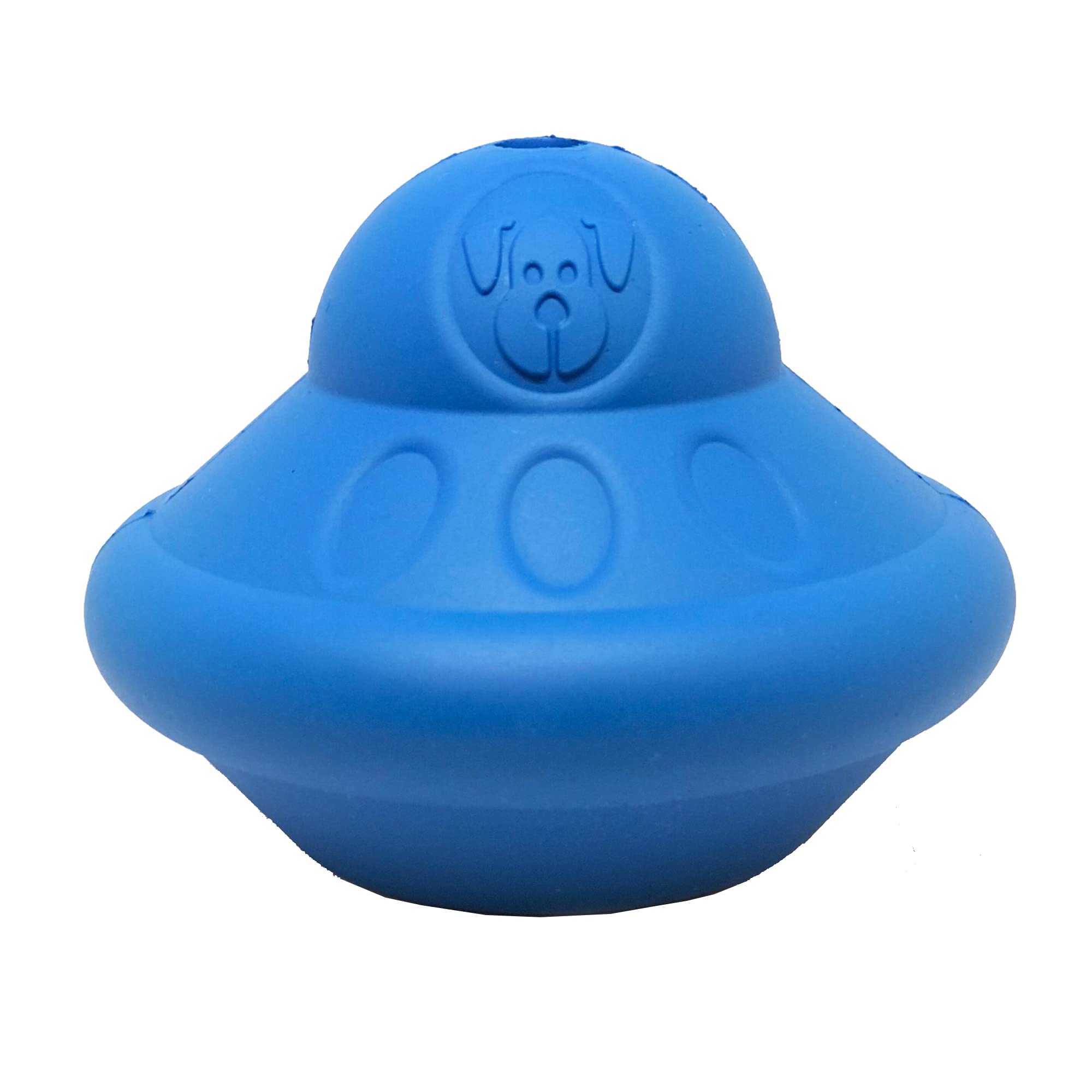 SN Flying Saucer Durable Rubber Chew Toy & Treat Dispenser
