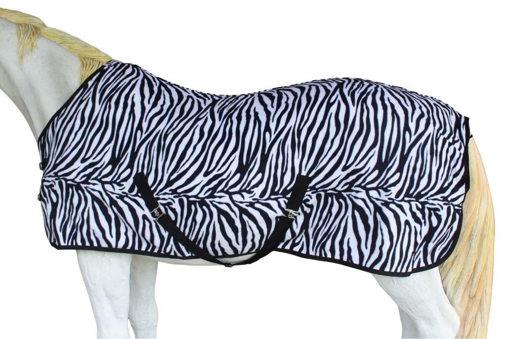 Challenger 68'' Horse Polar Fleece Cooler Exercise Blanket Wicks Moisture Winter Liner 43Ee05