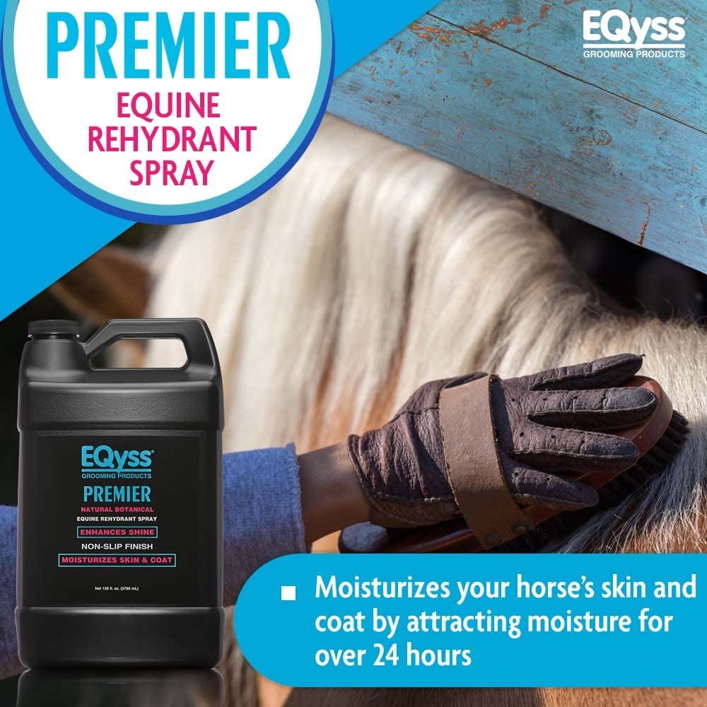 Eqyss Premier Equine Spray - Coat, Mane And Tail Moisturizer, 128 Oz