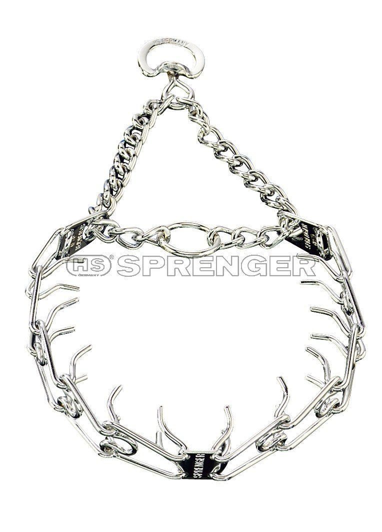 DOG Copenhagen HS Sprenger Chrome Steel Training Collar, Alloy Steel, Metallic Silver, Model 3086003, 1 Unidad (Paquete de 1)