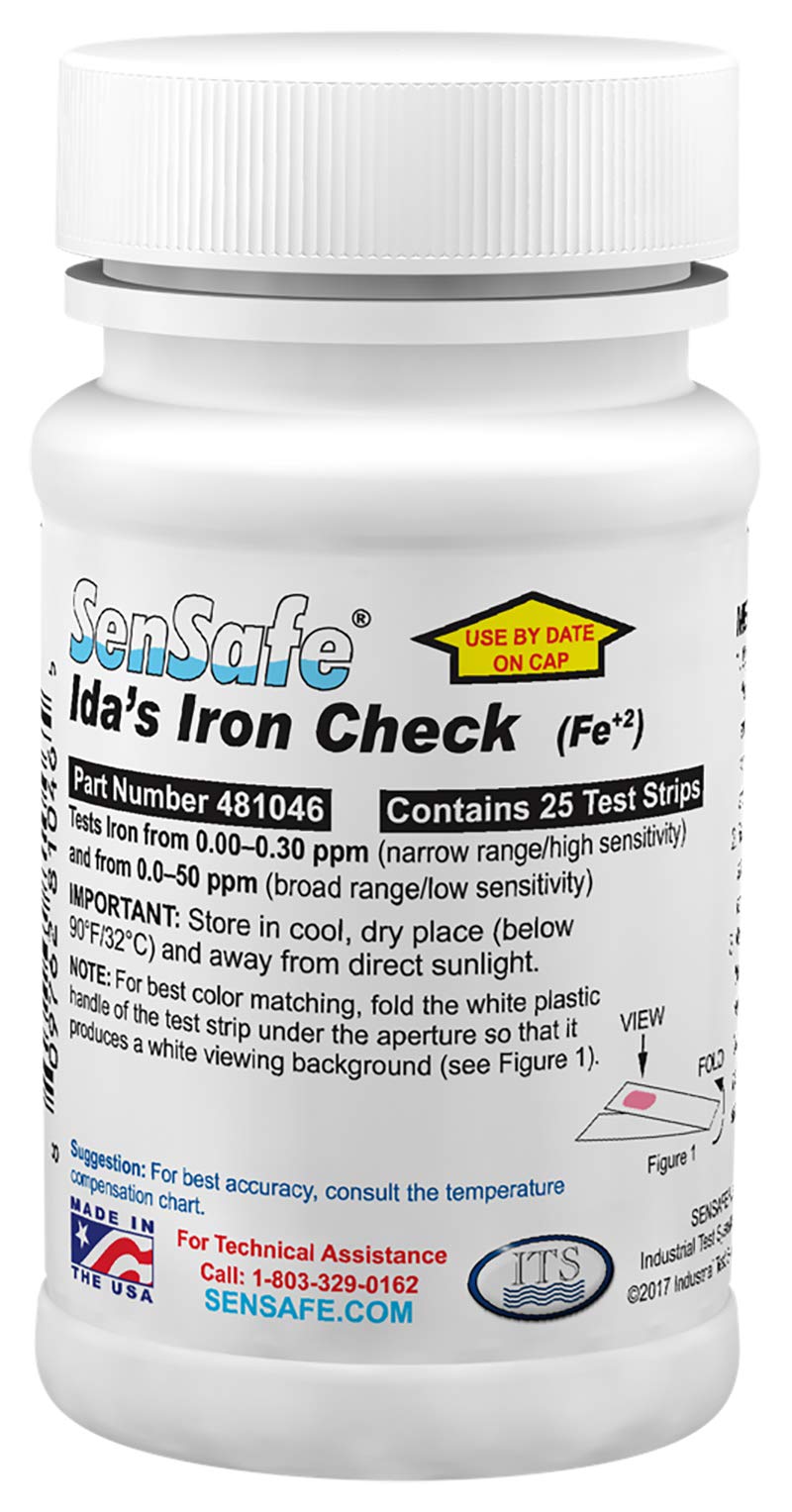 Industrial Test Systems 481046 SenSafe Idas Iron Test, Fe+2