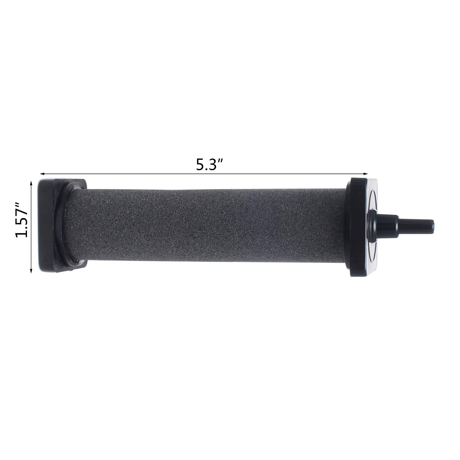 ALEGI Air Stone Cylinder Bubbler - 5.3 Inch, 2 Pack for Hydroponic Systems, Aquariums, and Fish Tanks