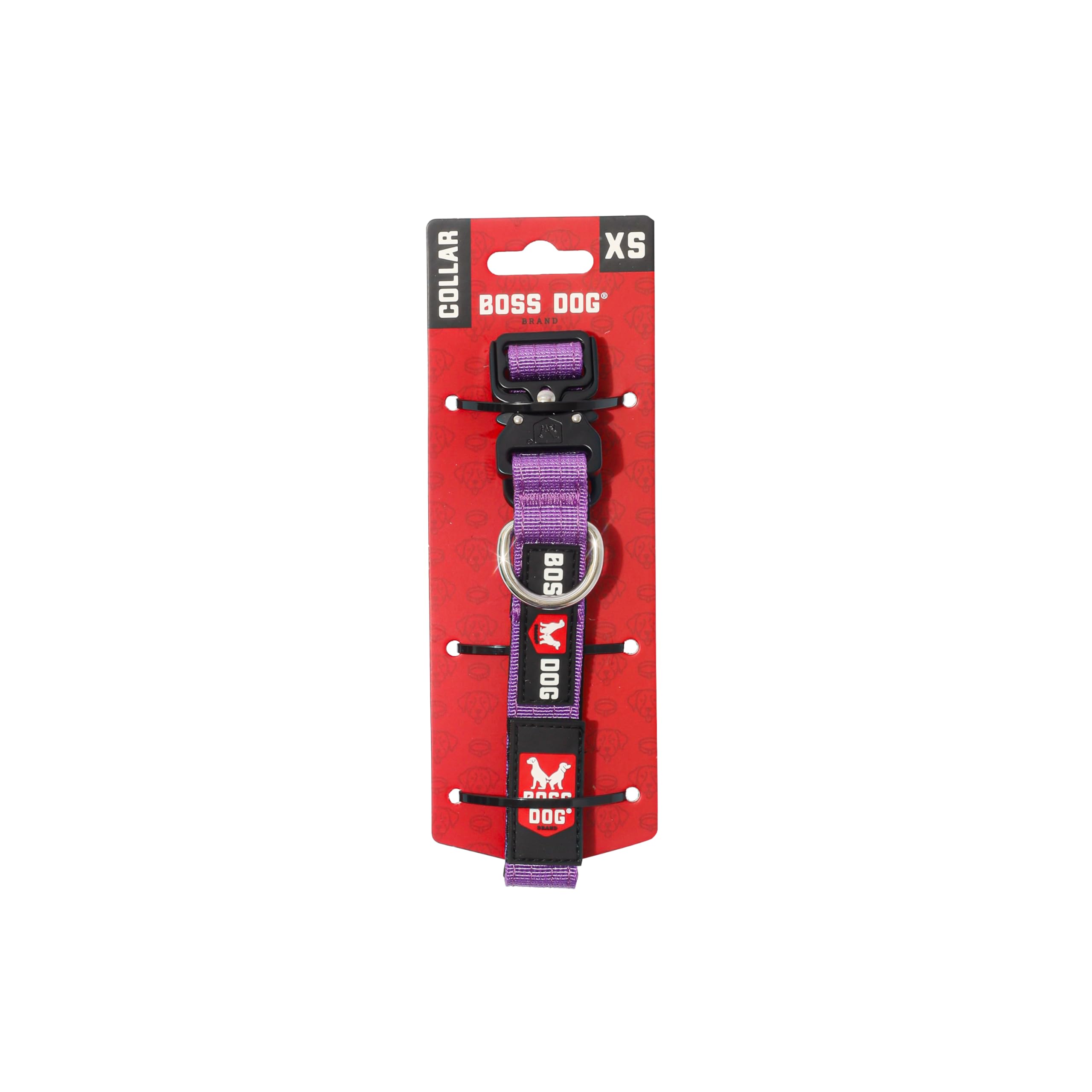 Boss Dog Tactical Collar, Purple, X-Small