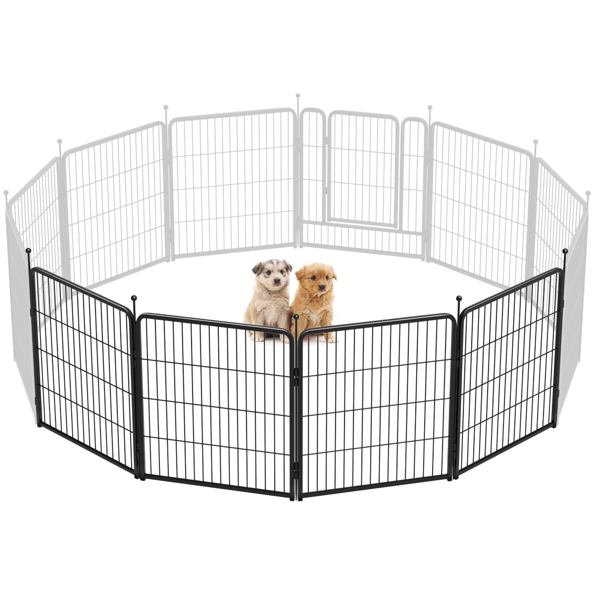 Fxw Rollick Dog Playpen For Yard, Rv Camping, 32 Inch 4 Panels For Small And Medium Dogs│Patented