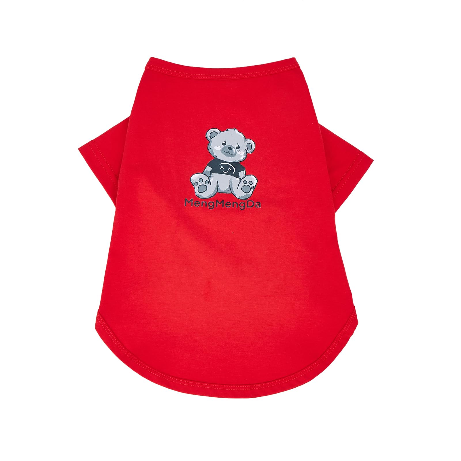 Mengmengda Dog Shirt For Small Medium Dogs Male Famale,Outdoor Cartoon Clothes For Dogs, Schnauzer, Chihuahua, Dachshund, Puppy