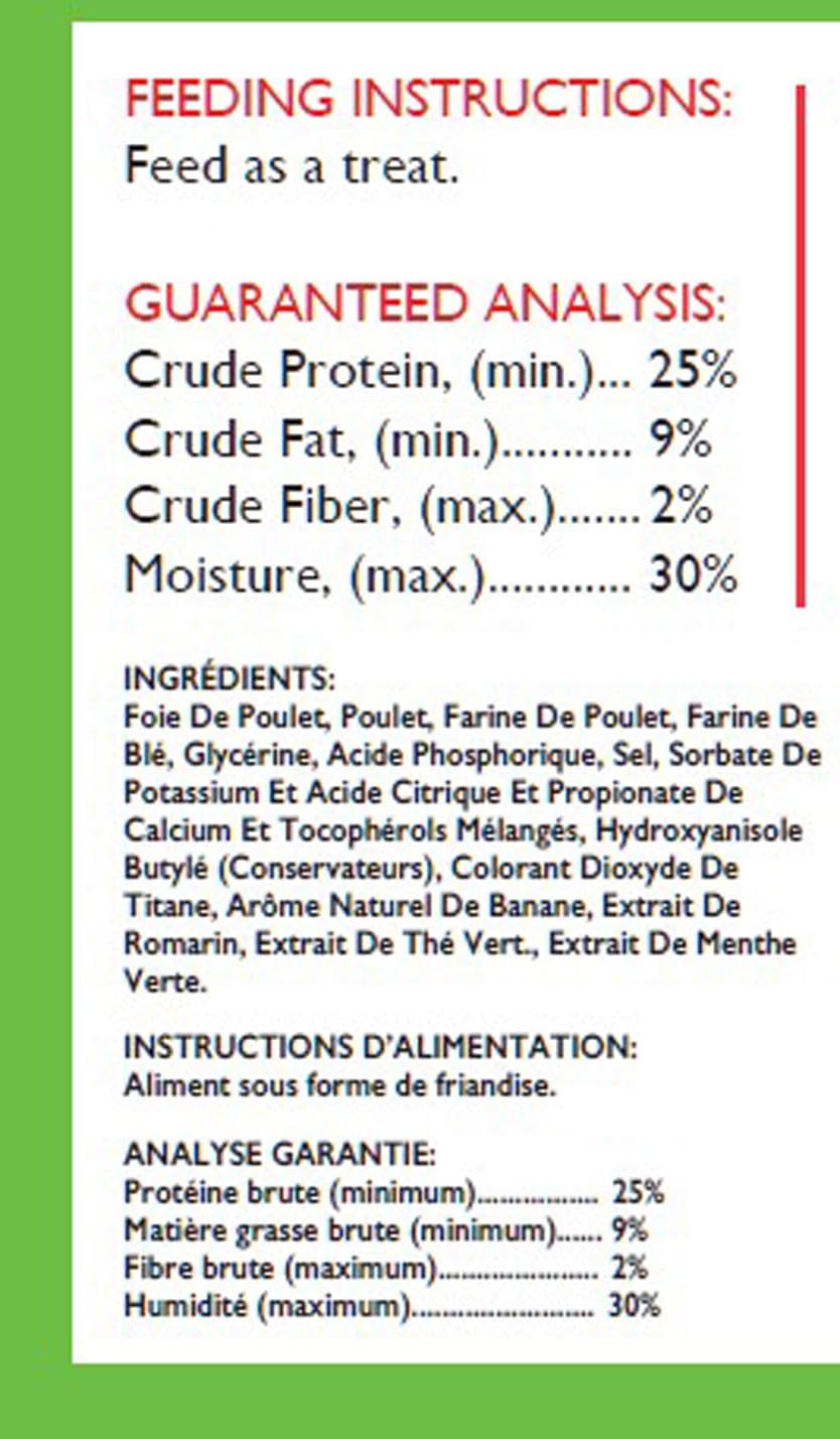 Marshall Pet Products Natural High-Protein Bandit Semi-Moist Chew Treats, with Banana Flavor, for Ferrets, 3 oz
