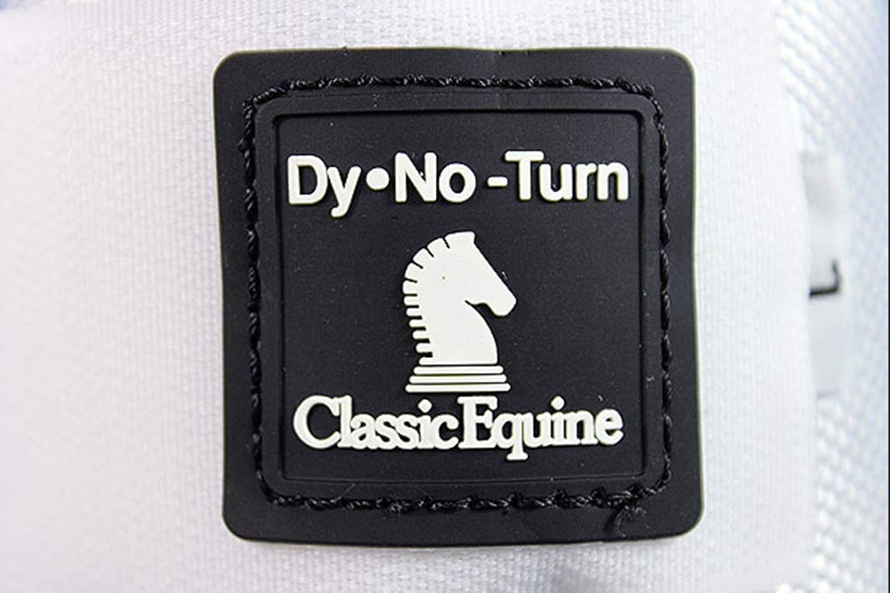 Classic Equine Dynohyde No Turn Bell Boot White