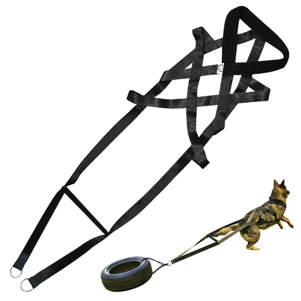 PET ARTIST Dog Sled Weight Pulling Training Harnesses for Large Work Dogs Behaviors Training, Dog Pulling Sledding Harnesses for