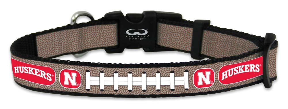 NCAA Nebraska Cornhuskers Reflective Football Collar, Small