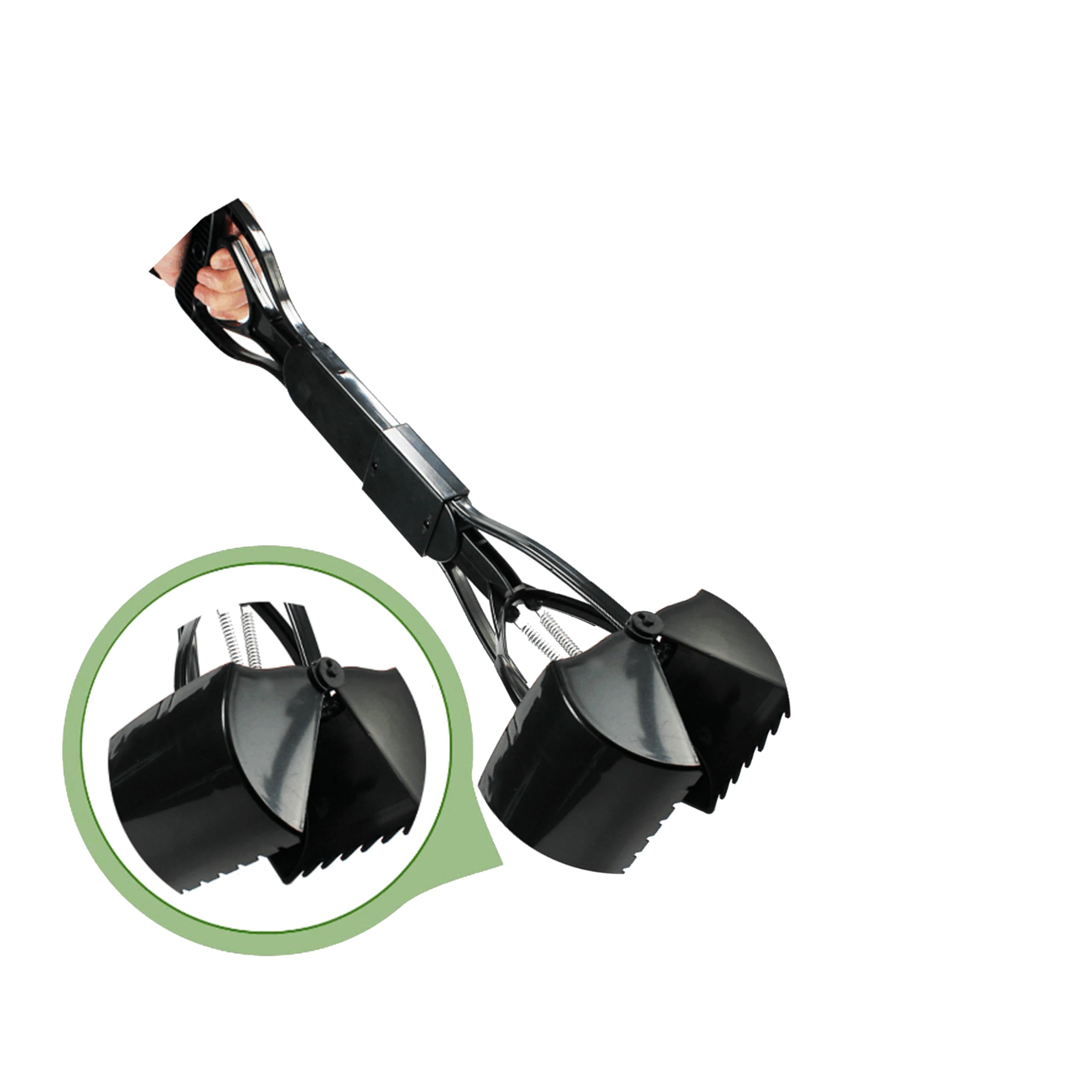 Archstone Pet Pooper Scooper - Black, Long-Handled