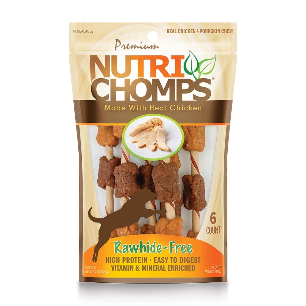Nutri Chomps Chicken and Duck Kabobs Dog Treat