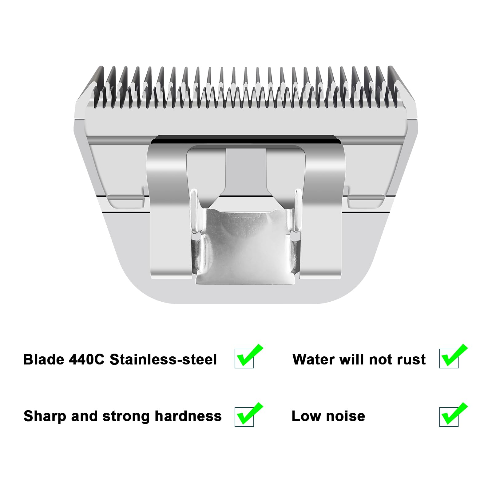 Dodaer Detachable Pet Dog Grooming Blades-Size 5Fw Dog Grooming Wide Blade,Cutting Length 1/4'' 6.3Mm,Compatible With Most Andis