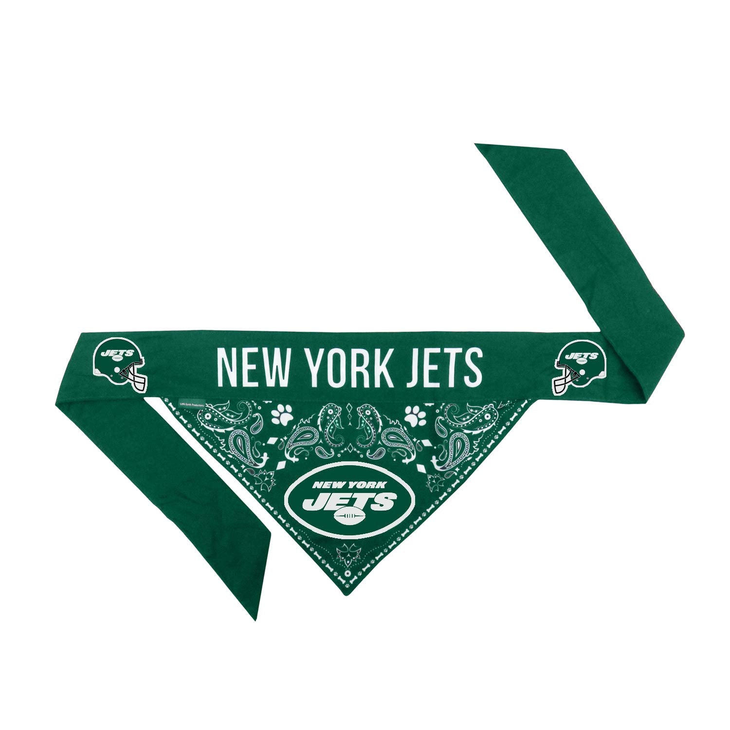 Littlearth Unisex-Adult NFL New York Jets Pet Bandana, Team Color, Small