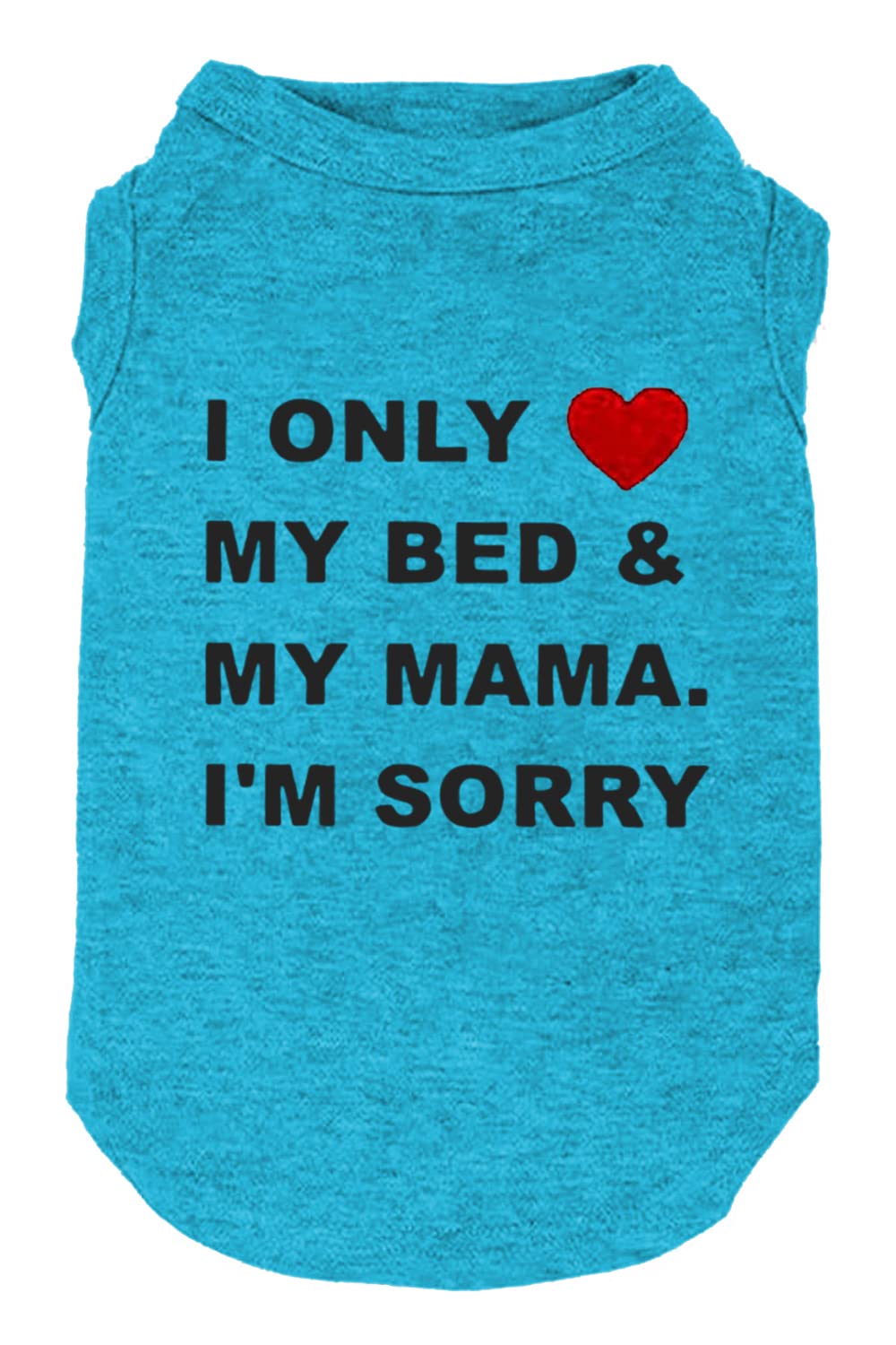 Dog Shirts Letter Printed Vest For Small Large Dogs Slogan Costume Dog Pajamas Puppy Gift Pet Clothes Mama'S Boy (Small, O-Blue01)