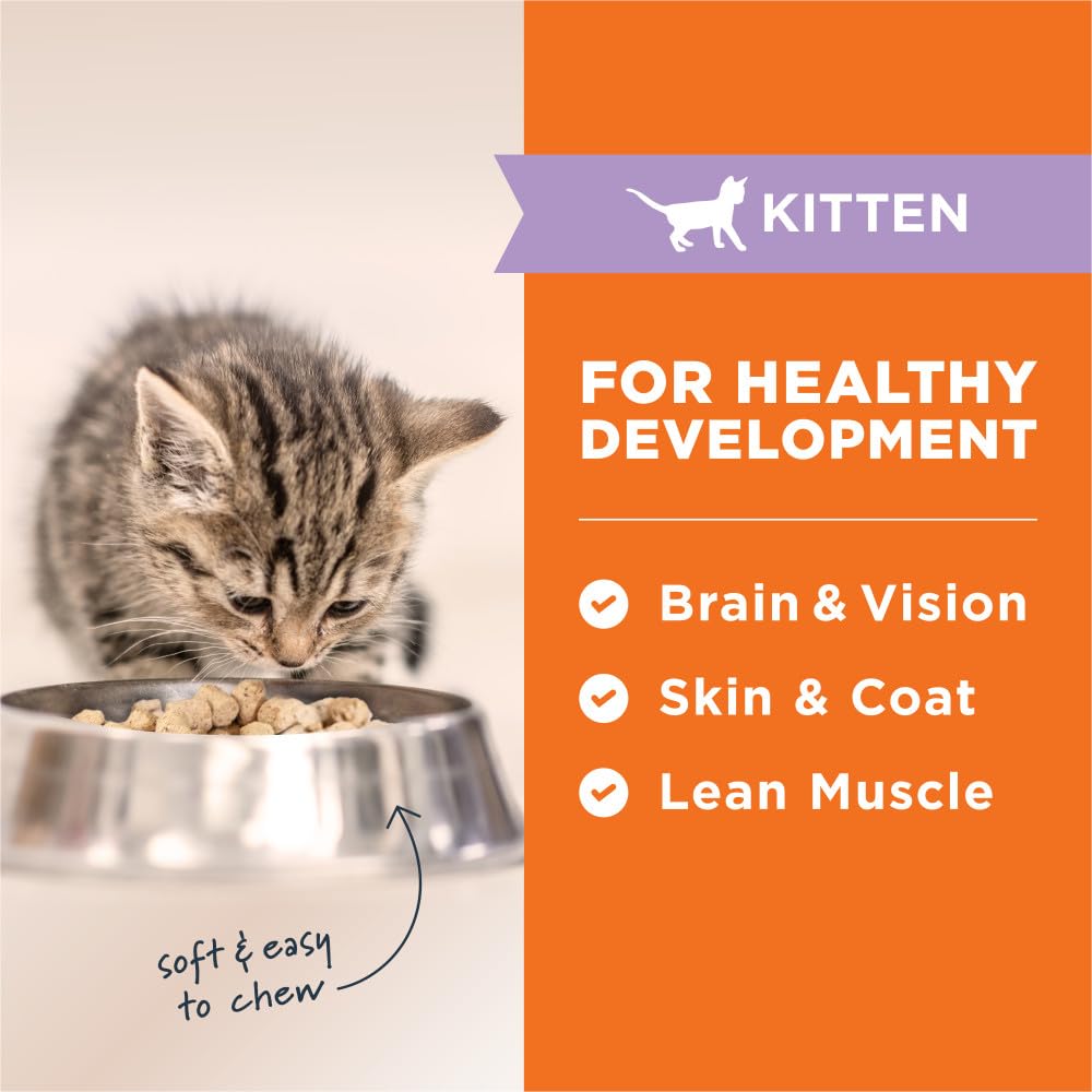 Instinct Raw Meals Freeze-Dried Kitten Chicken Cat Food, 9.5 oz Bag - High Protein, Nutrient-Rich Formula for Growing Kittens