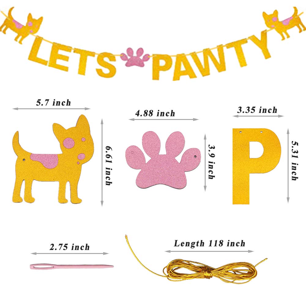 Idolpet Dog Birthday Bandana Large Dog Birthday Hat Happy Birthday Dog Bone Toy Dog Party Set Pet Happy Birthday Party Suppliers Dog Birthday Accessories And Pet Decorations (Pink)