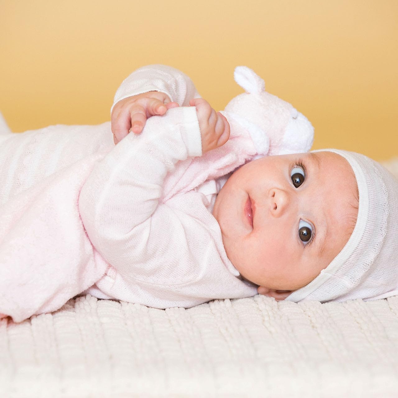 Angel Dear - Pink Lamb, Blankie, 1X1X1 Inch (Pack Of 1)