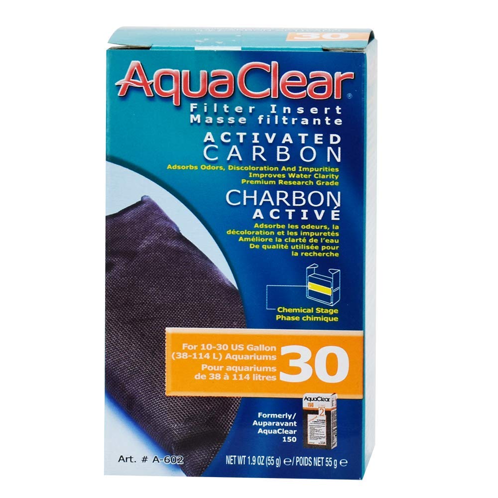 Aquaclear 30 Activated Carbon Insert, Aquarium Filter Replacement Media, A602