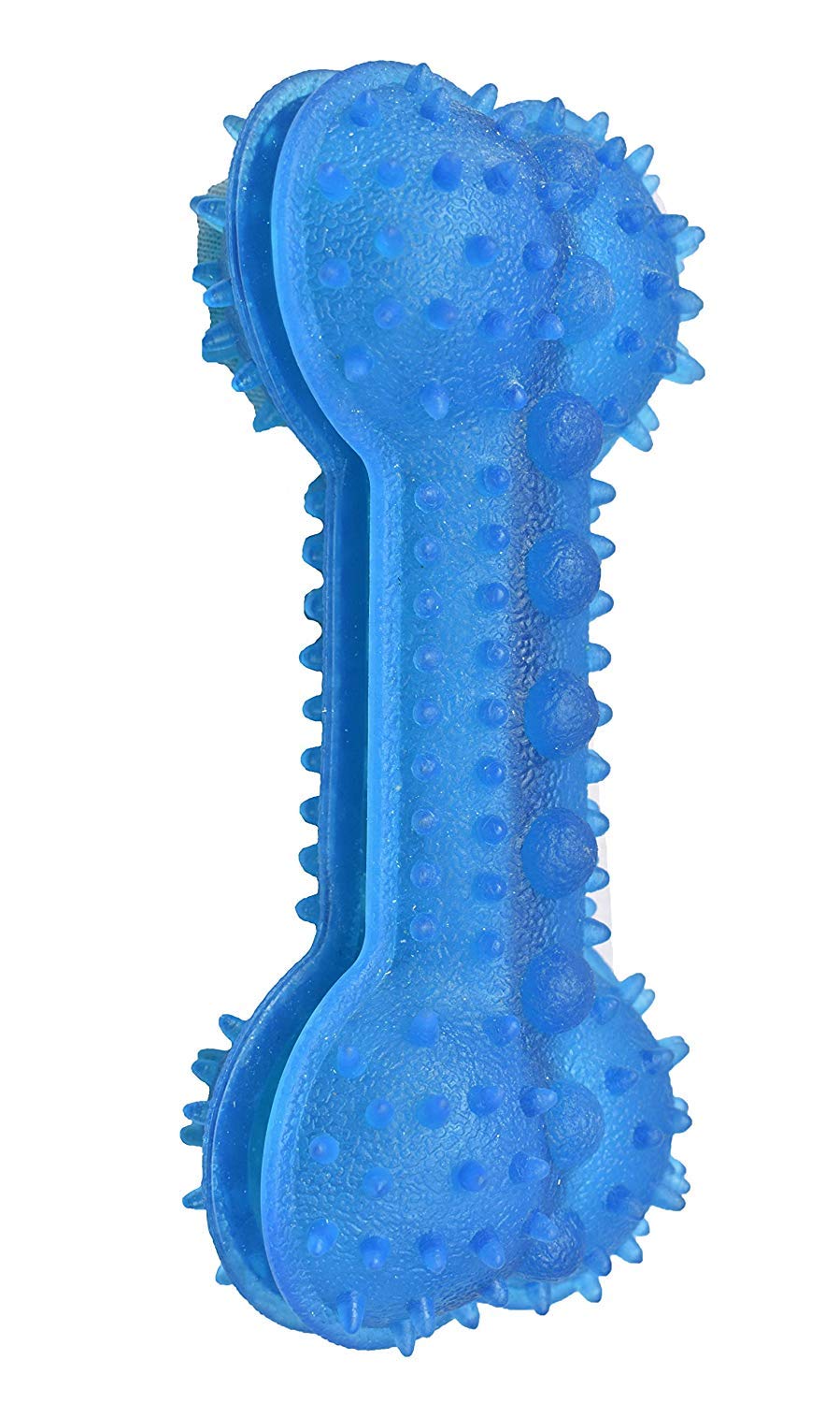 Psk Pet Mart 5.6 Durable Squeaky BoneShaped Puppy Toy, Rubber Dental Chew Toy For Small And Medium Dog Puppy (Color May Vary, 