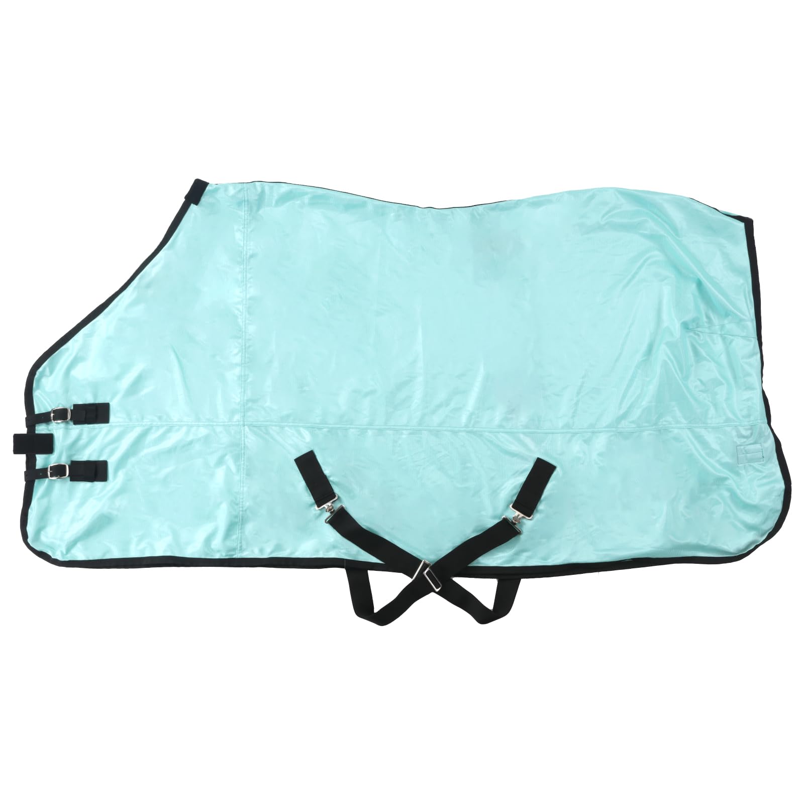 Gallopoff Horse Fly Sheet, Standard Neck Comfy Mesh Fly Sheet For Horses, Equine Summer Sheets Uv-Protective Green 69