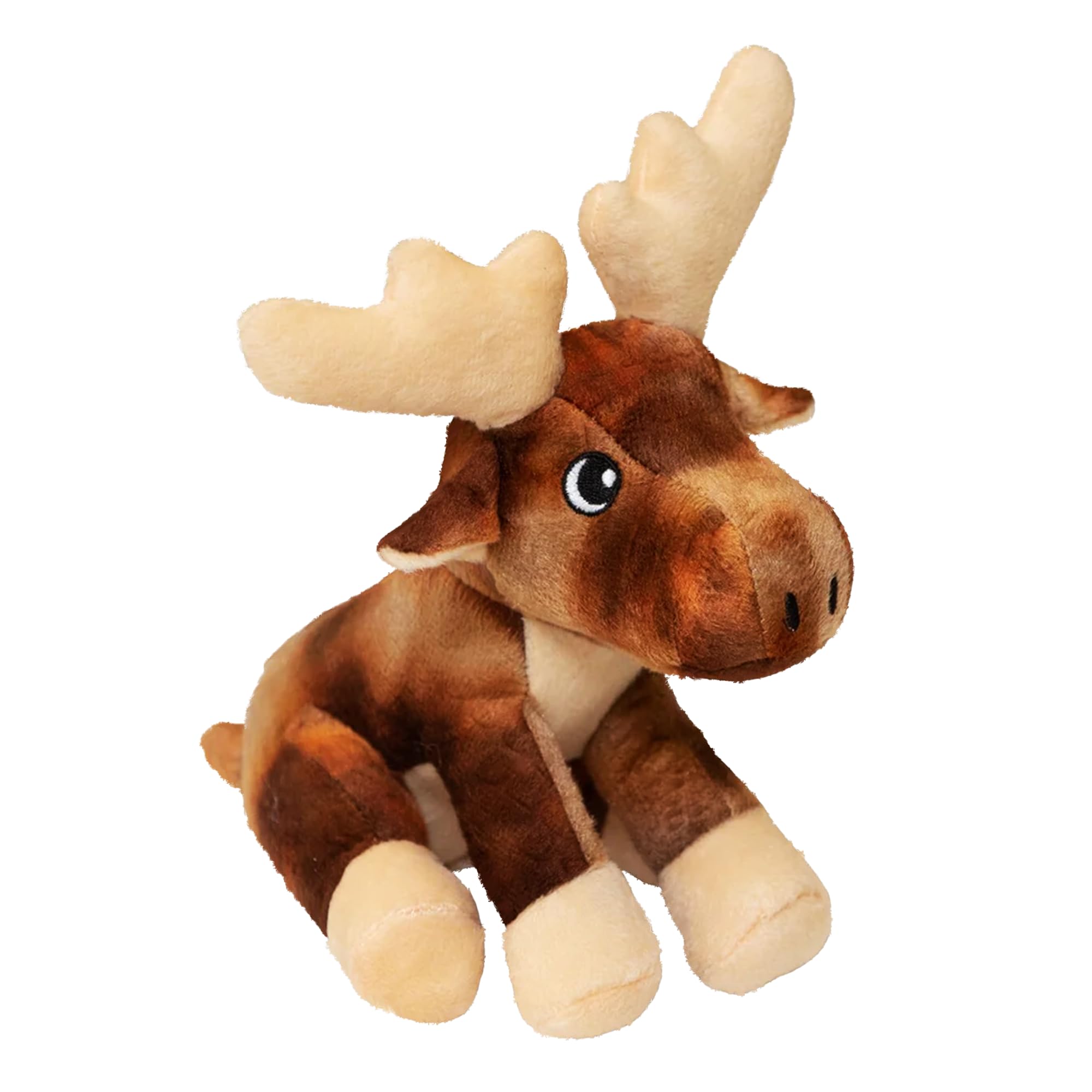 SnugArooz Marty The Moose - Eco Friendly Soft Plush Toy with Squeakers Crinkle & Repair Patch for Long-Lasting Fun - Ideal for S