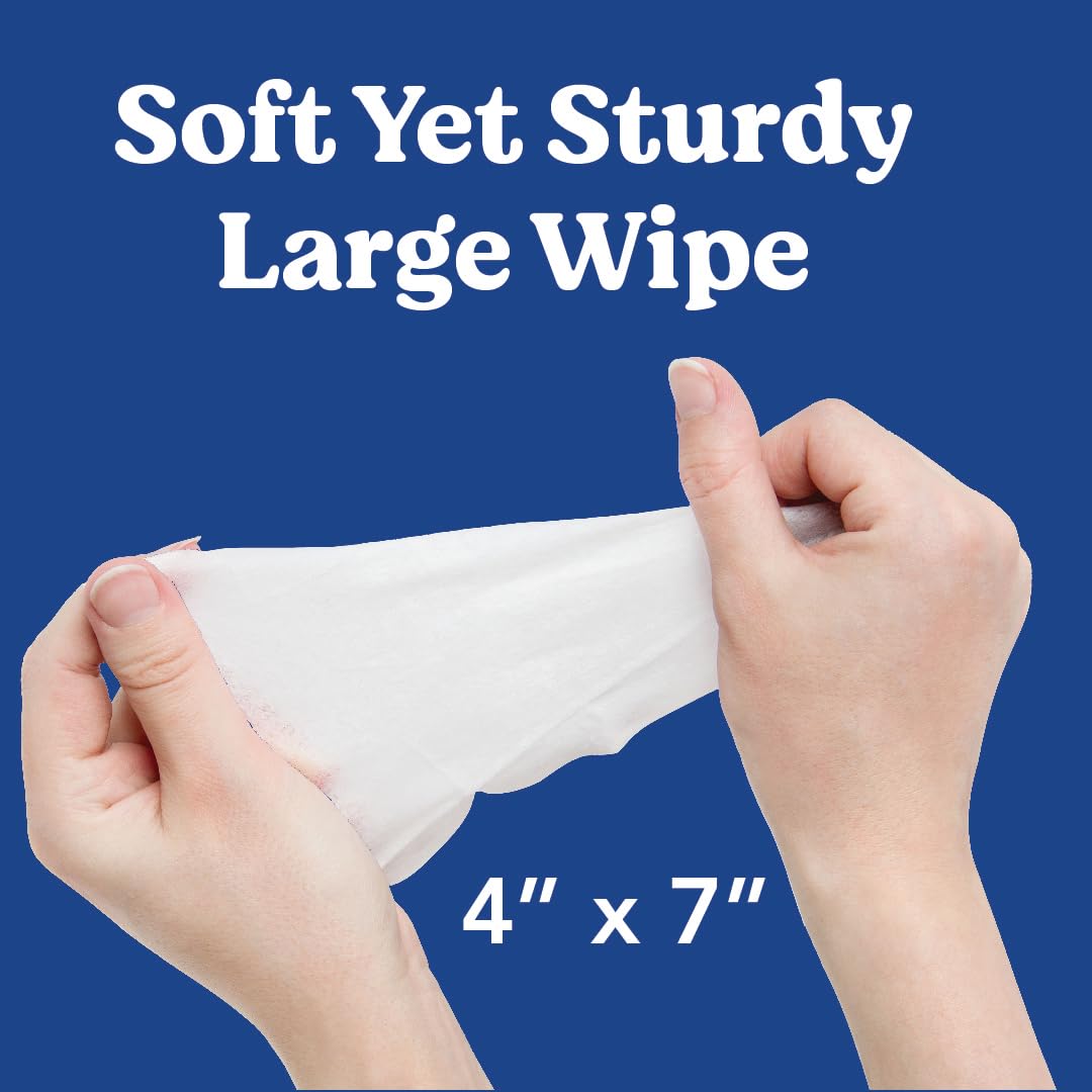 ANGELS EYES Face, Eye & Paw Cleansing & Tear Stain Wipe, Large 4   x7    Hypoallergenic Dog & Cat Wipes, Reduce Tear Stains, Dir