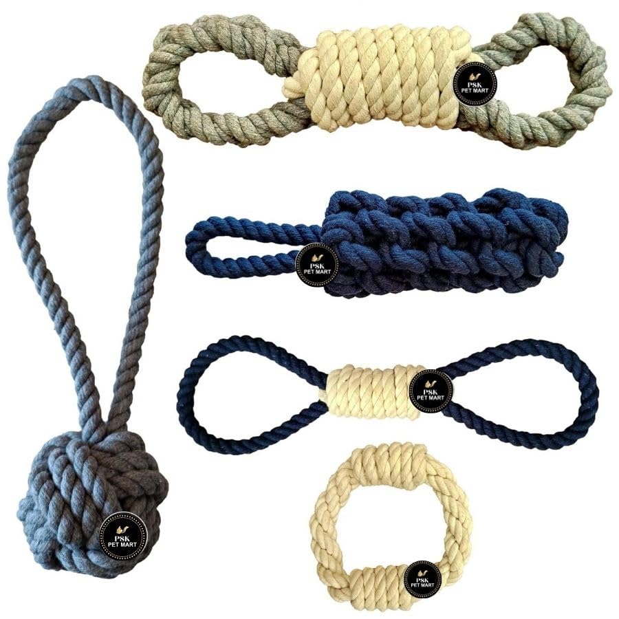 Psk Pet Mart Dog Rope Toys (Extremely Durable And Strong) For Large And Medium Dog  Extra Large Dog Toys For Aggressive Chewers