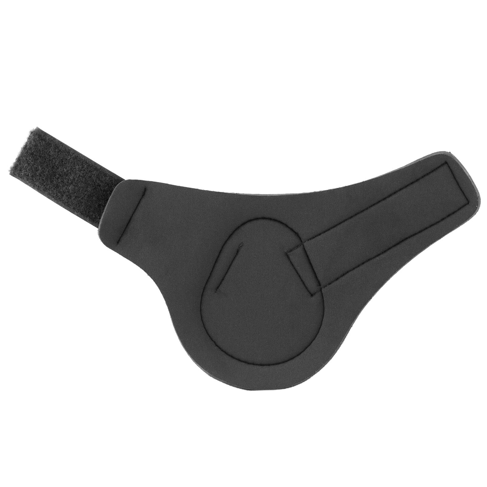 HORZE Chicago Fetlock Rear Boots | Lightweight, Adjustable, Jumping Horse Boots (Pair) - Black - Cob